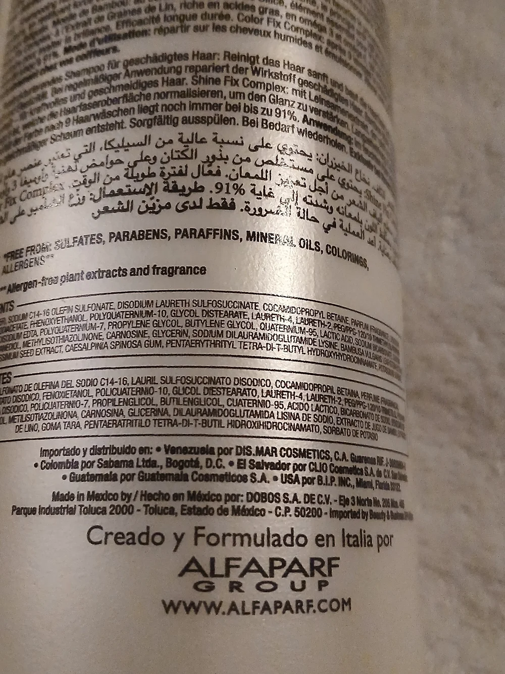 ALFAPARF MILANO Semi Di Lino Reconstruction Repairing Shampoo - 33.81 oz - Picture 4 of 5